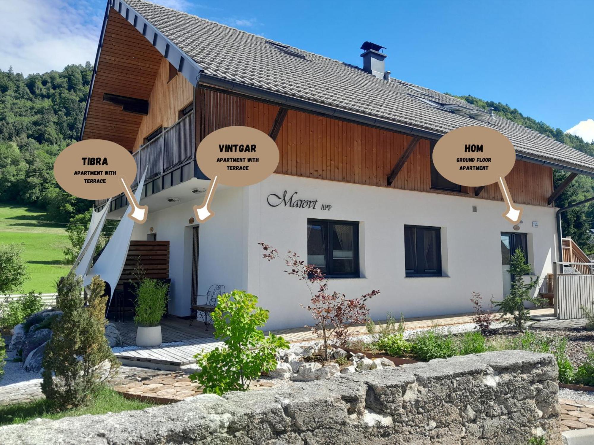 布莱德Turisticna Kmetija Marovt别墅 外观 照片